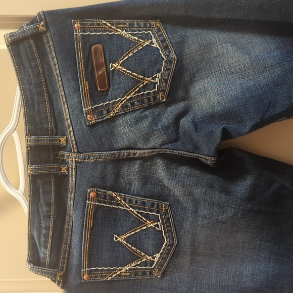 Wrangler Bootcut blue jeans size 3/4 - Picture 5 of 6